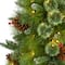 5ft. Pre-Lit Montana Mixed Pine, Pinecones &#x26; Berries Artificial Christmas Tree with Clear LED Lights